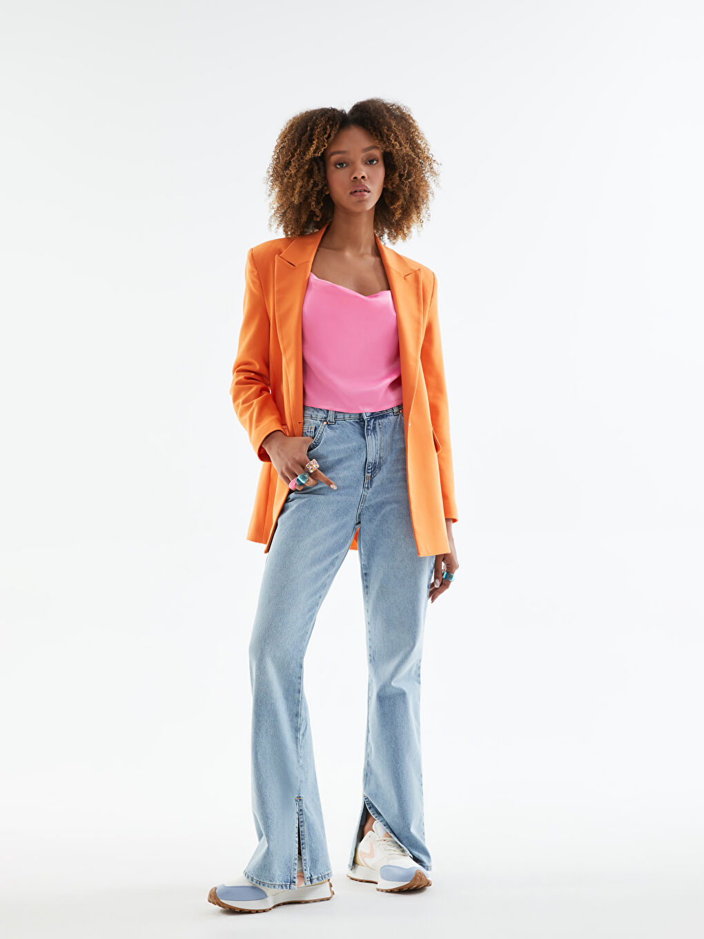 Color Block Lace-Up Women's Shoes-3