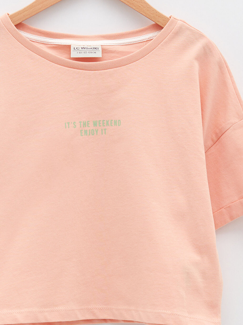 Pembe Bisiklet Yaka Pamuklu Kız Çocuk Atlet ve Tişört-5