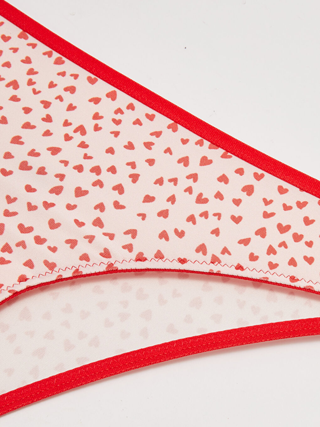 Kırmızı Desenli Fantezi Brazilian Külot-2