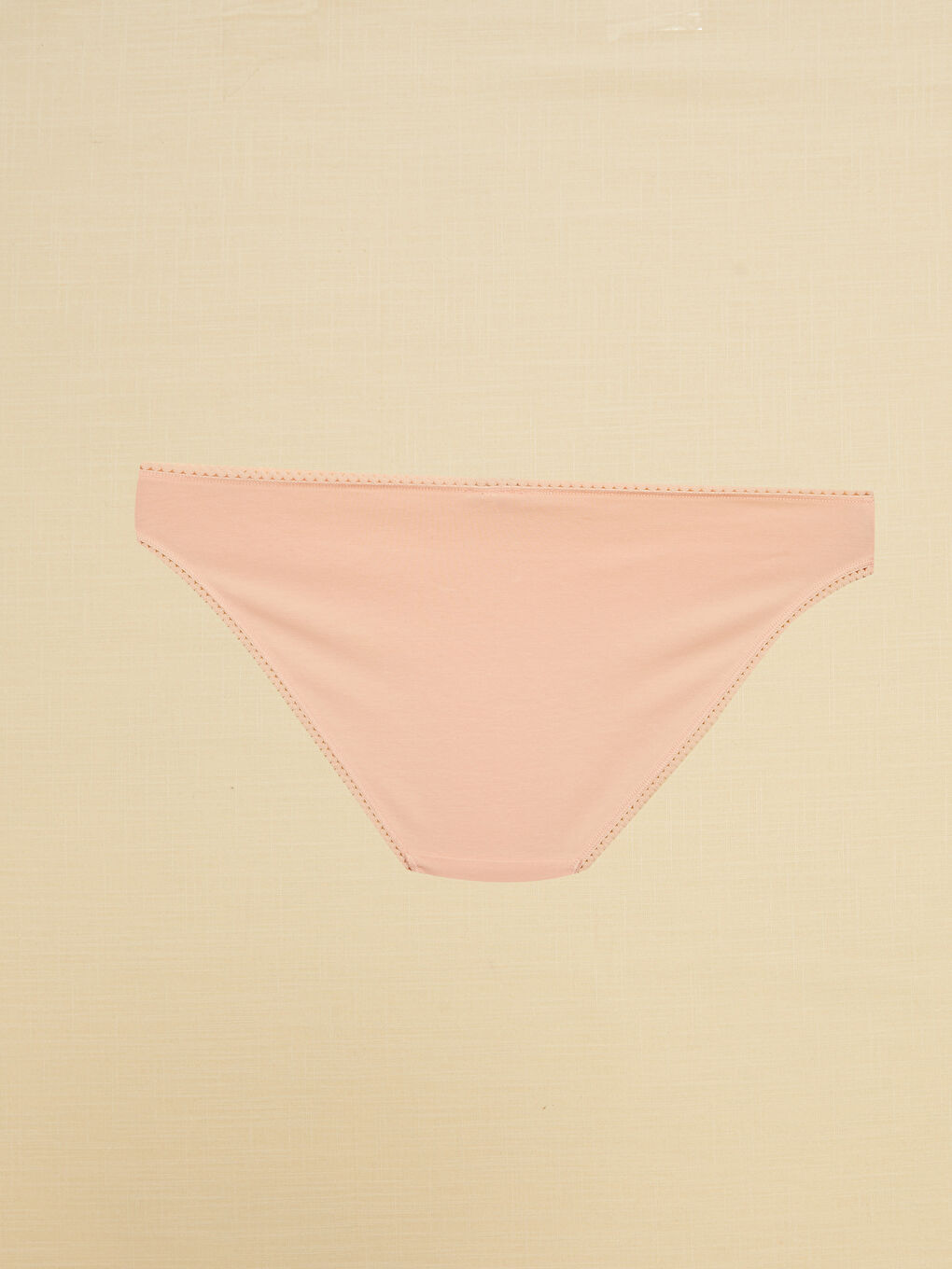 Pembe Düz Bikini Külot-1