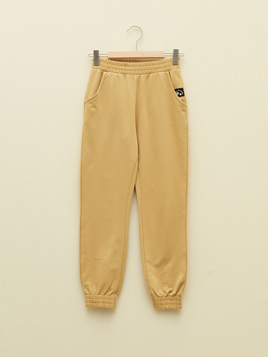 Elastic Waist Basic Girls' Jogger Sweatpants