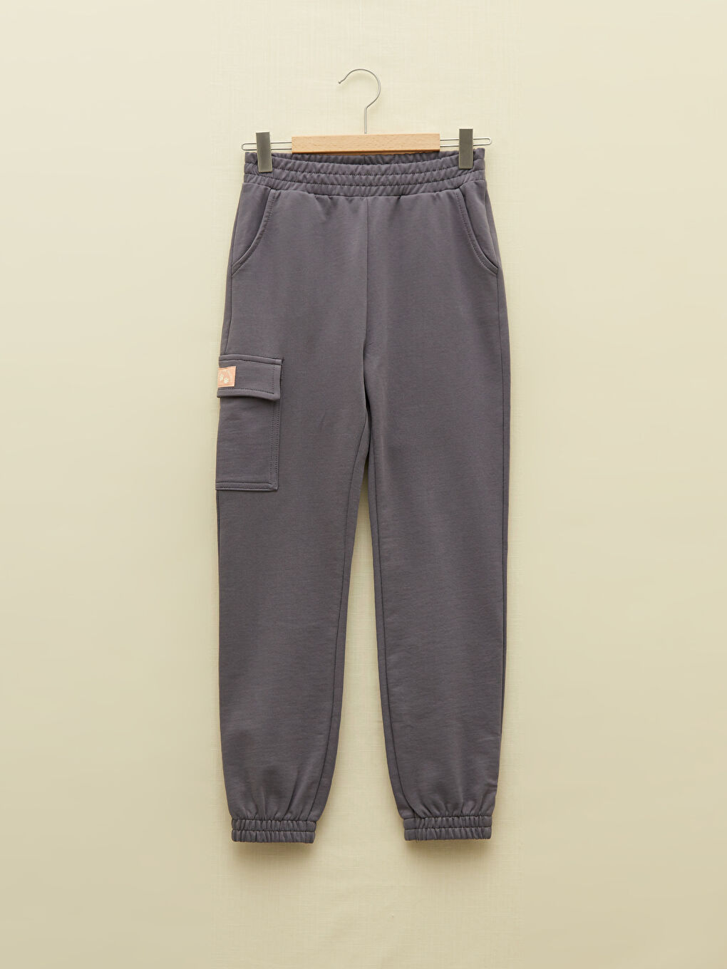 Pantalons de survêtement jogger basiques à taille élastiquée pour Filles