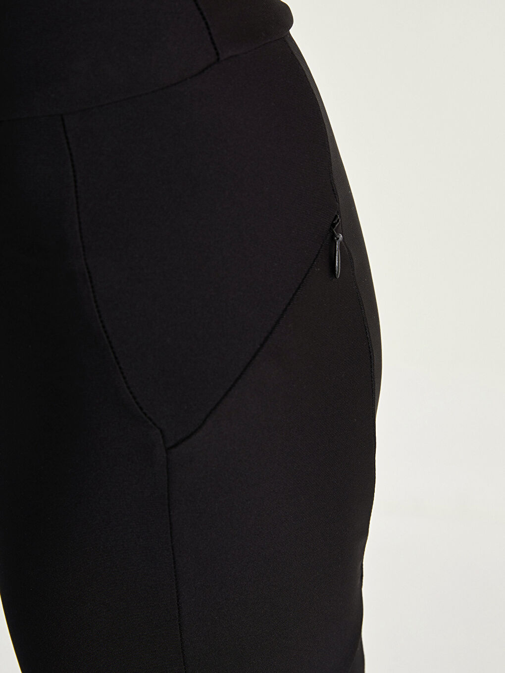 Leggings Unis à Taille Élastiquée pour Femmes-2