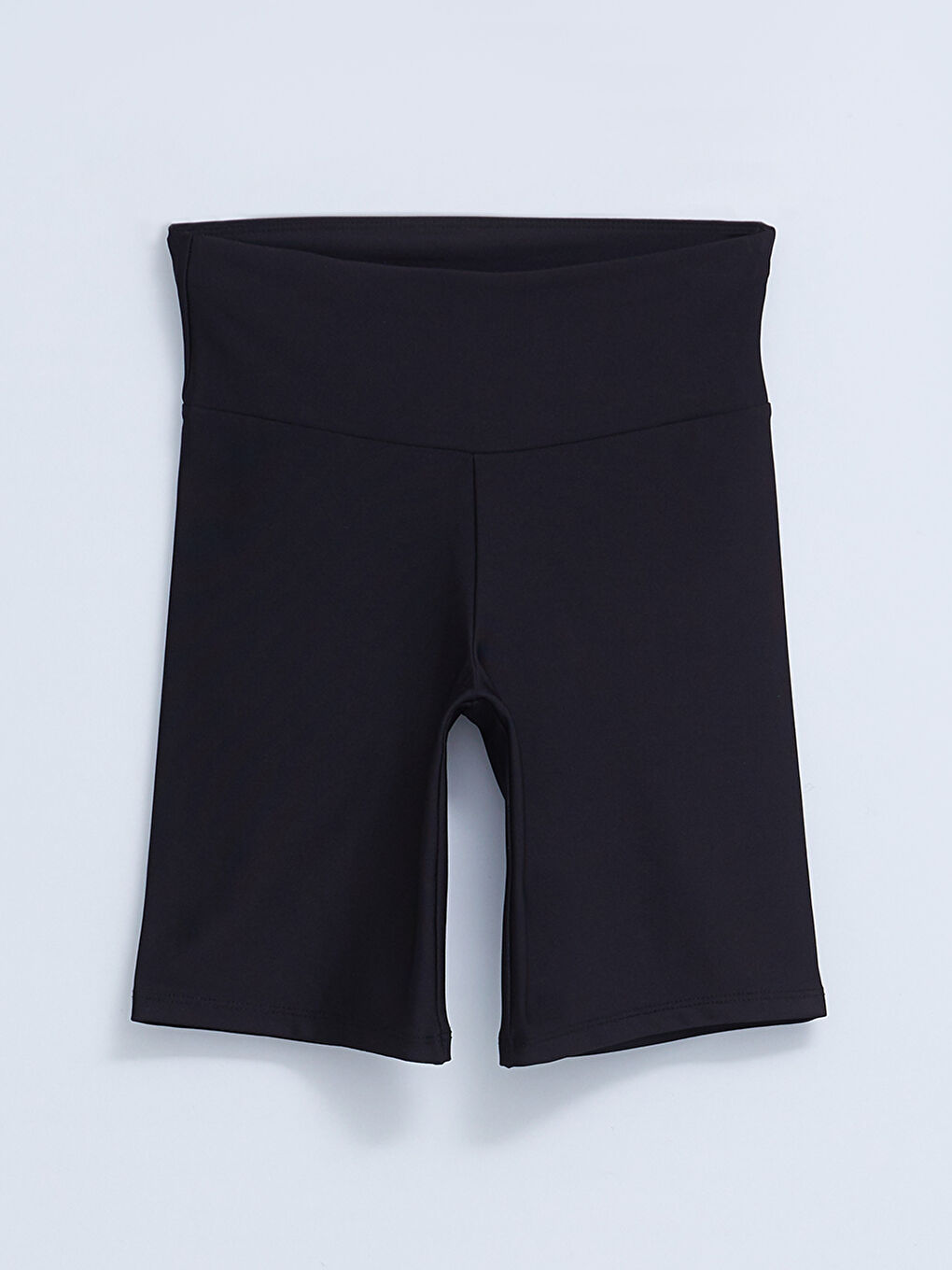 Colanți Scurți de Damă cu Talie Elastică, Simpli, Stil Biker-5