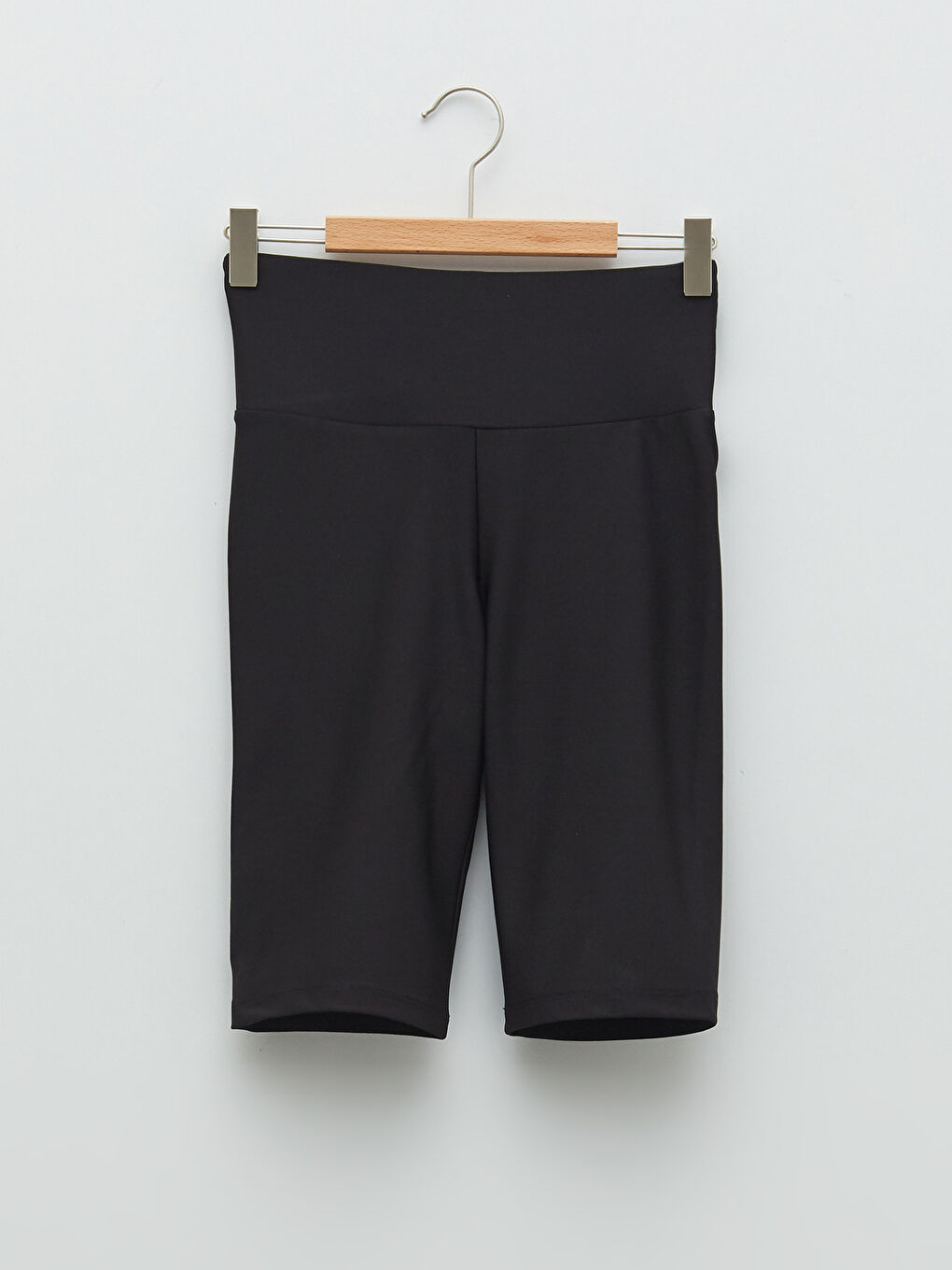 ليجن شورت رياضي سادة بخصر مرن للسيدات-6