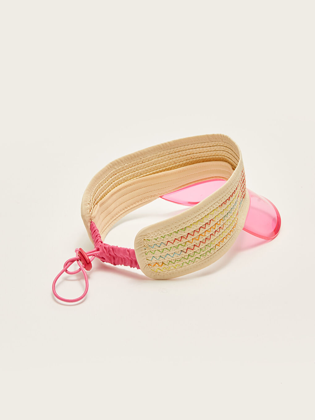 Straw Girl Child Visor Hat-1