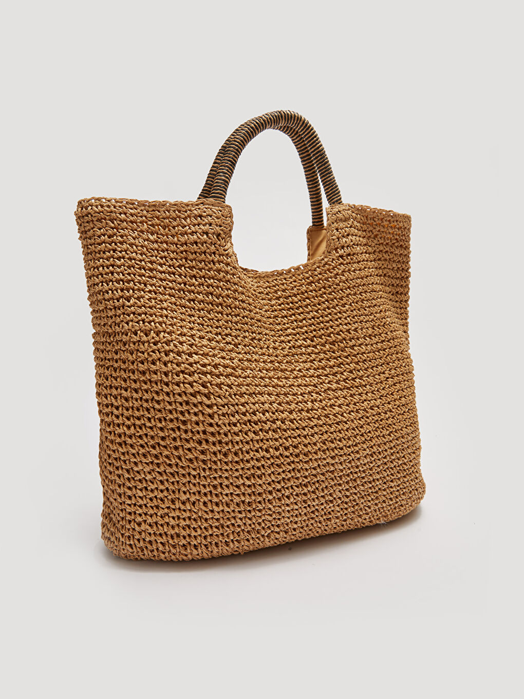 LCW ACCESSORIES Torba za plažu od slame sa uzorkom za žene -S27173Z8-QPX
