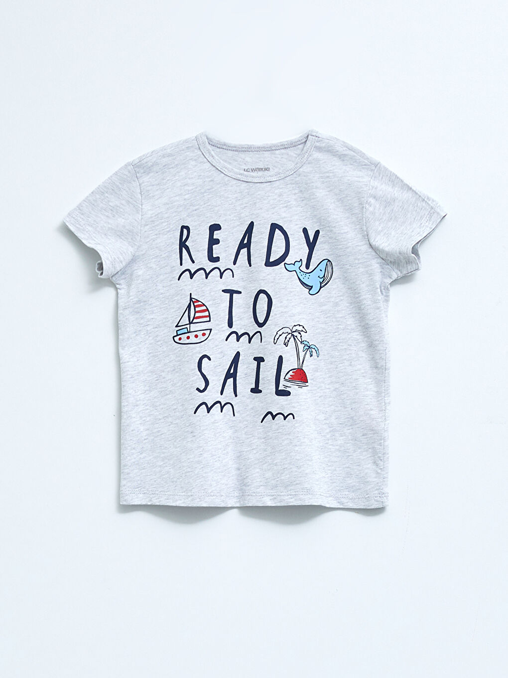 Ensemble de Pyjama Bébé Garçon en Coton Imprimé à Manches Courtes et Col Rond-1