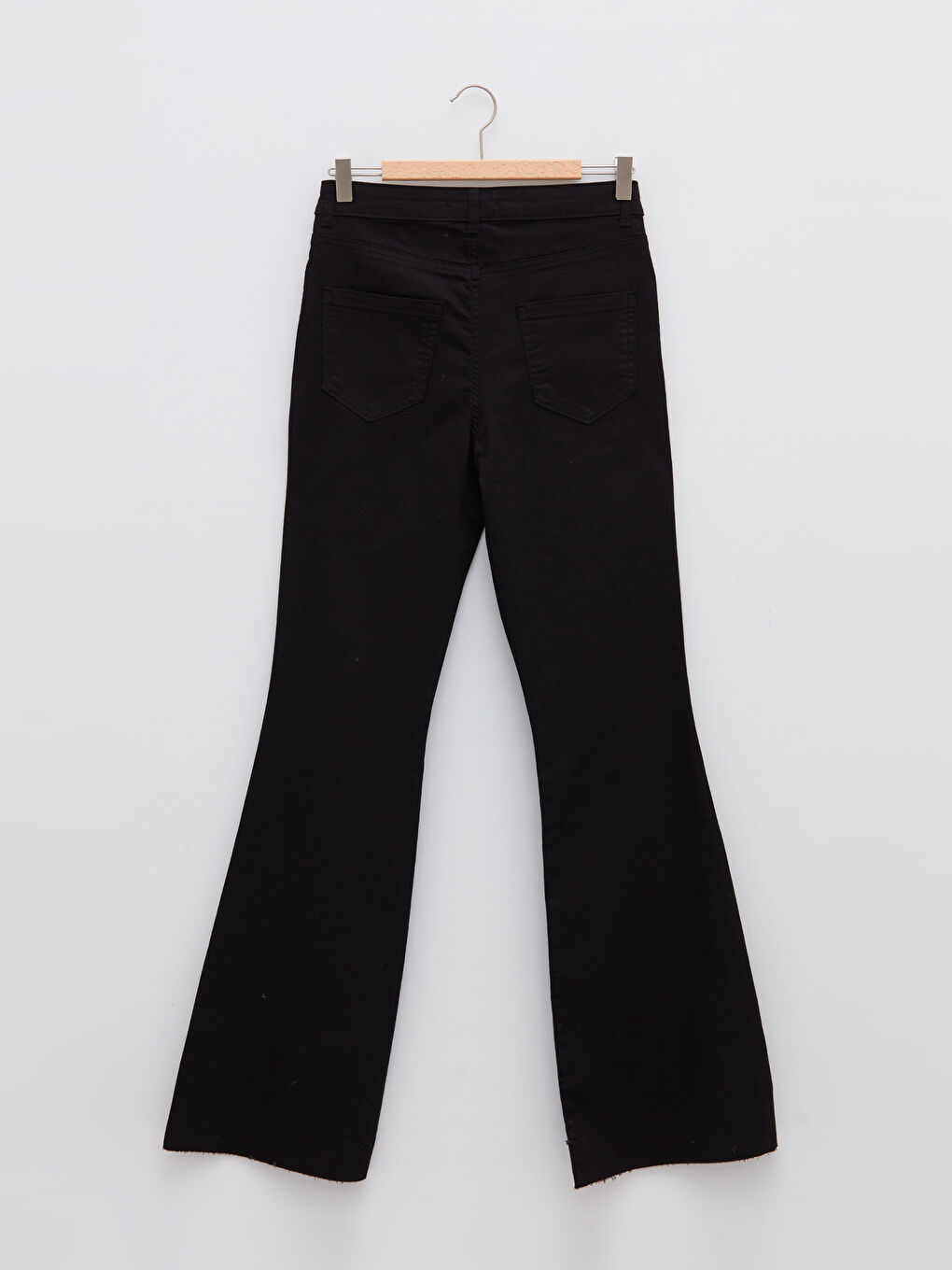 Әйелдерге арналған орта бел тар пішім желбіреген шалбар-6