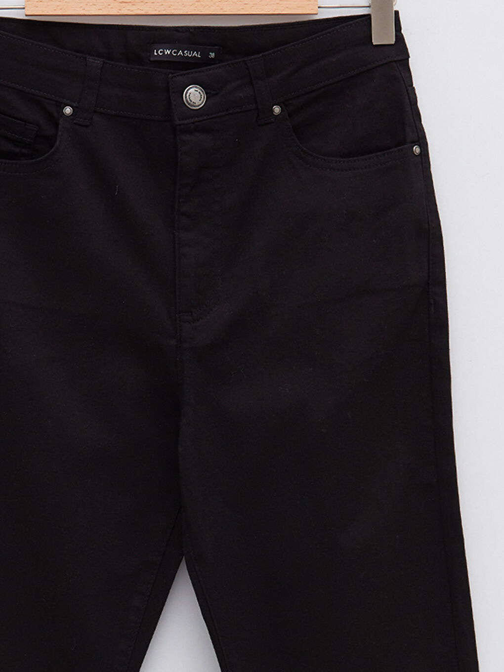 Әйелдерге арналған орта бел тар пішім желбіреген шалбар-7