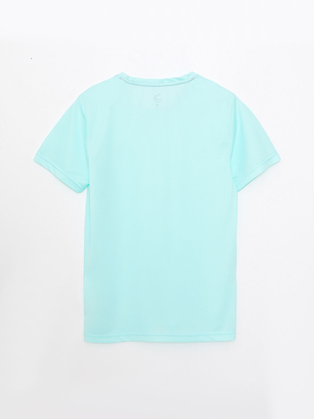 Yeşil Bisiklet Yaka Kısa Kollu Erkek Spor Tişört-6