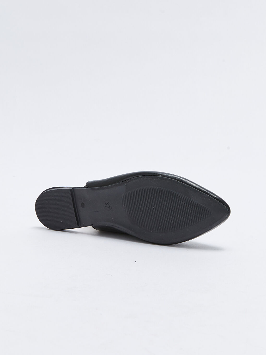 Балетки из искусственной кожи с резинкой и острым носком для женщин-3