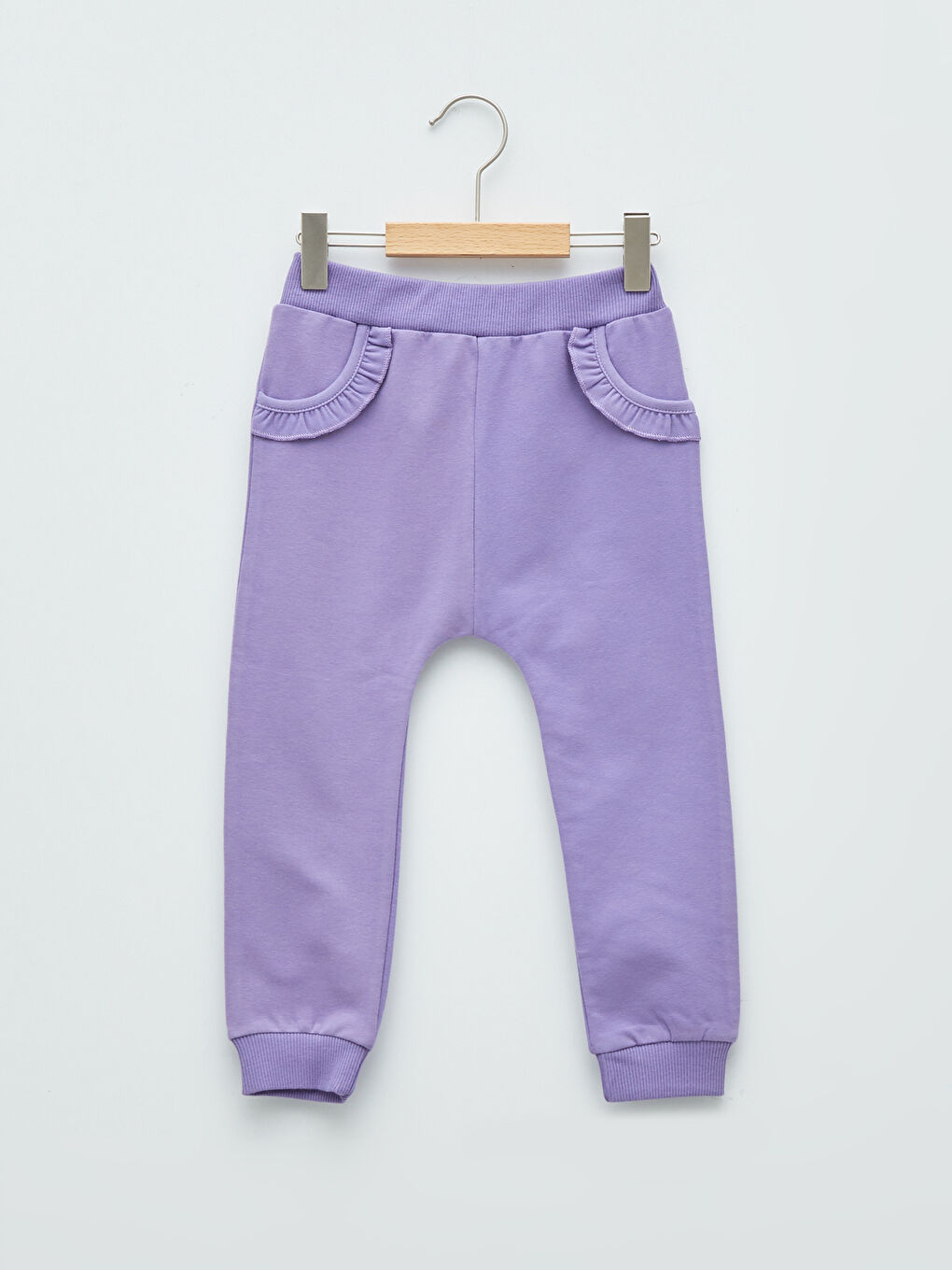 Elasticated Waist Basic Baby Girls' Tracksuit Bottom