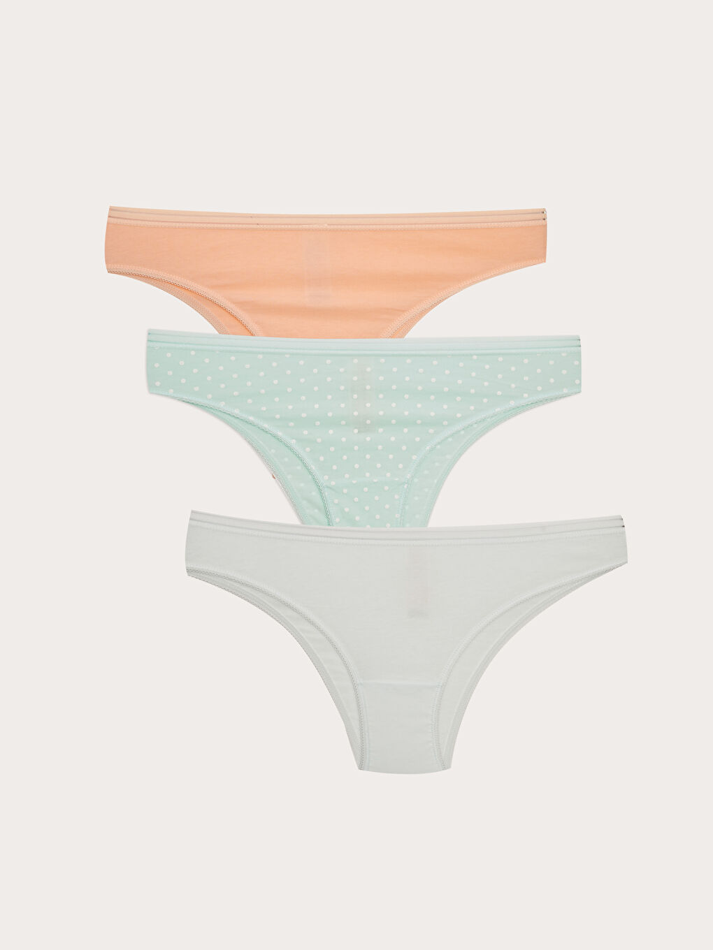 سراويل داخلية برازيلية سادة - عبوة من 3 قطع