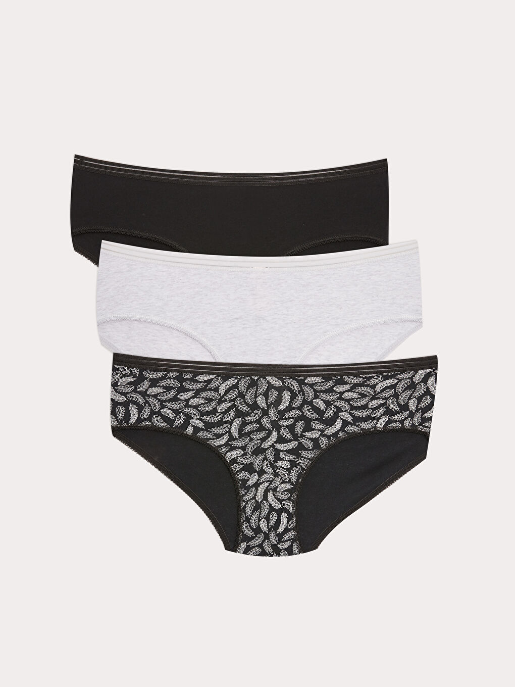 Patterned Hipster Knickers 3-Pack