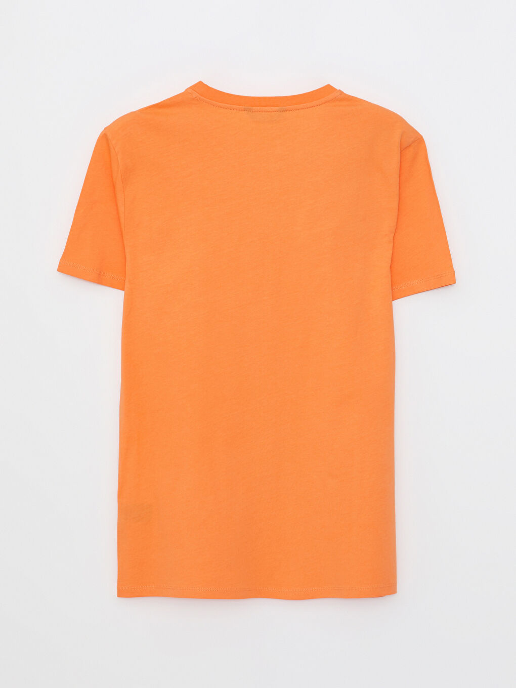 Crew Neck Short Sleeve Printed Combed Cotton Men's T-shirt-1