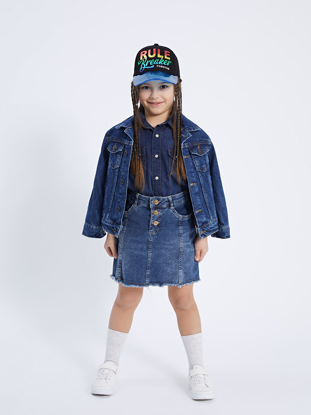 كاب بيسبول مطبوع للبنات-1