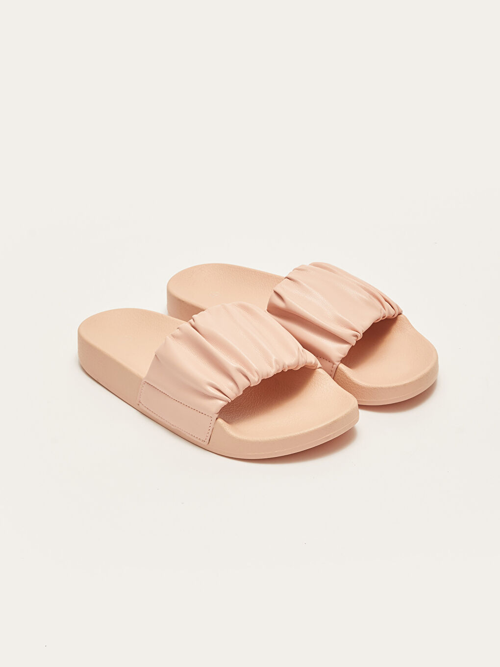Single Band Pleated Women's Slippers