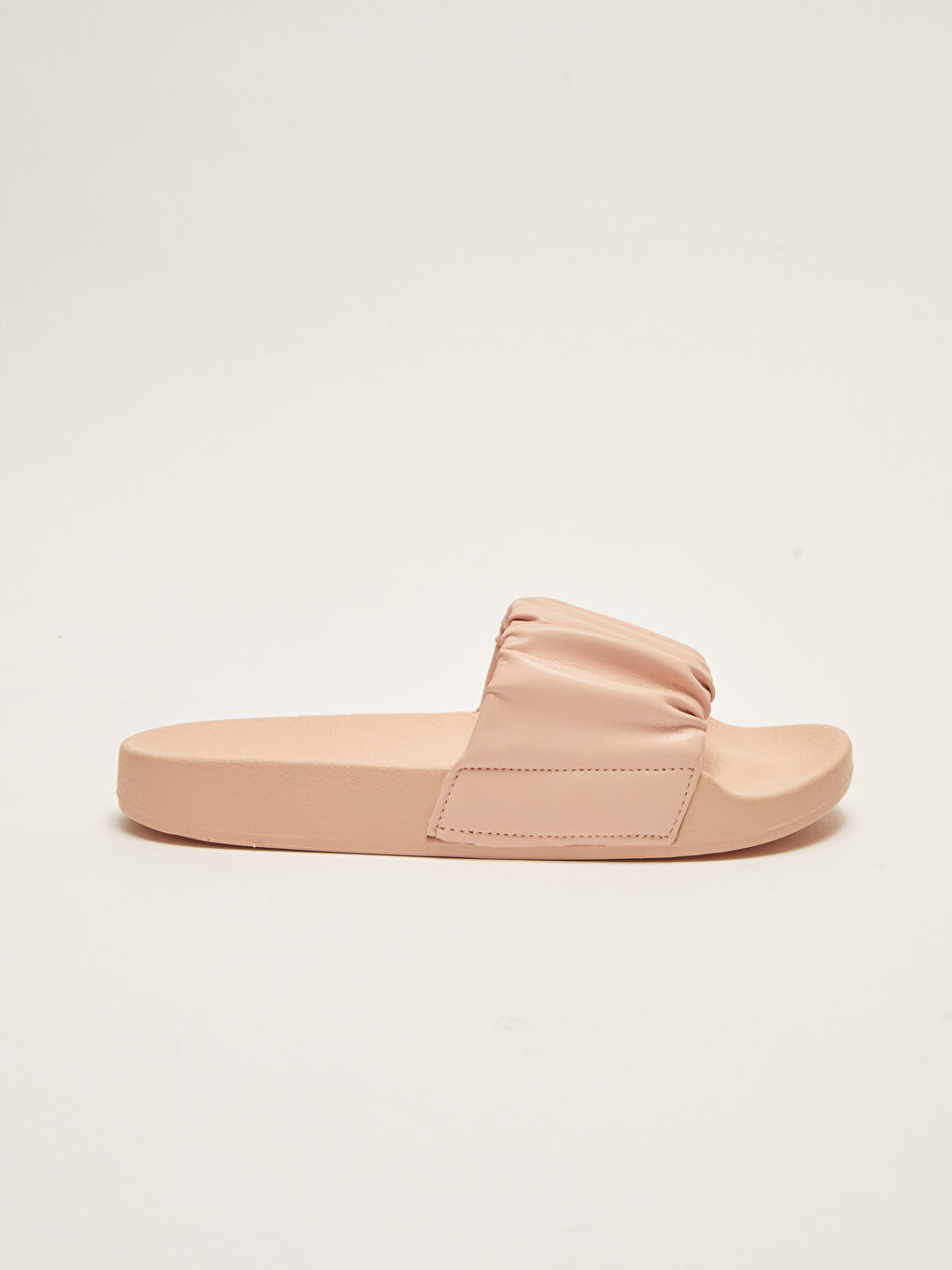 Single Band Pleated Women's Slippers-1