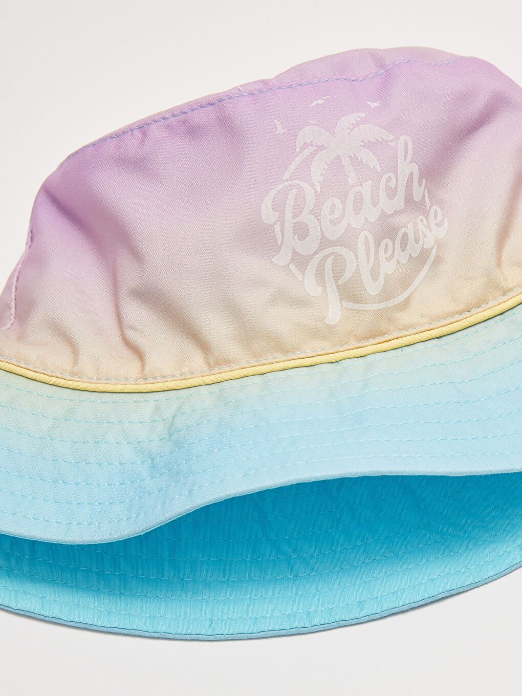 قبعة دلو مطبوعة للبنات-3