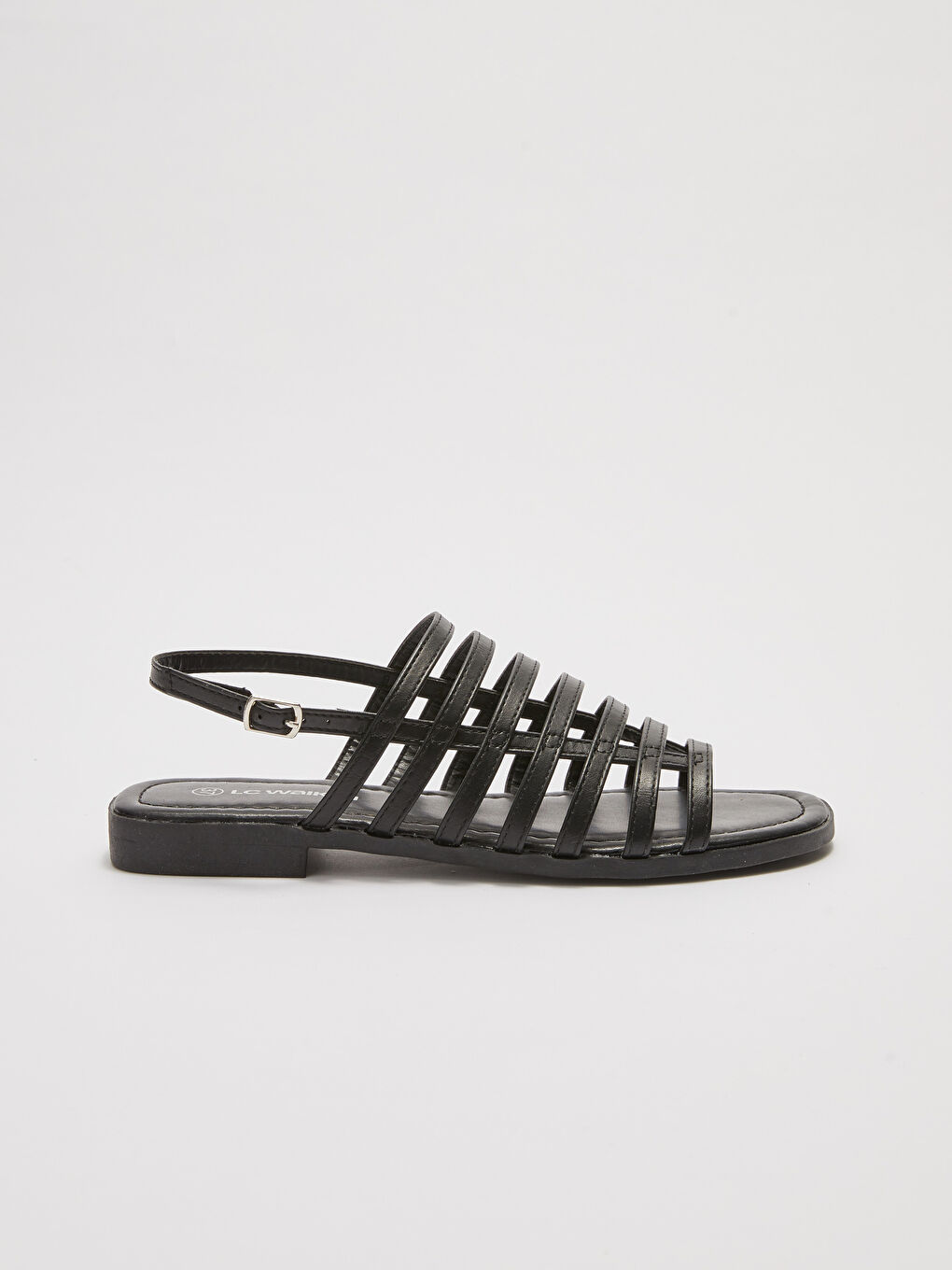 LC Waikiki Leather Look Buckle Detailed Women's Sandals -S27468Z8-HUC