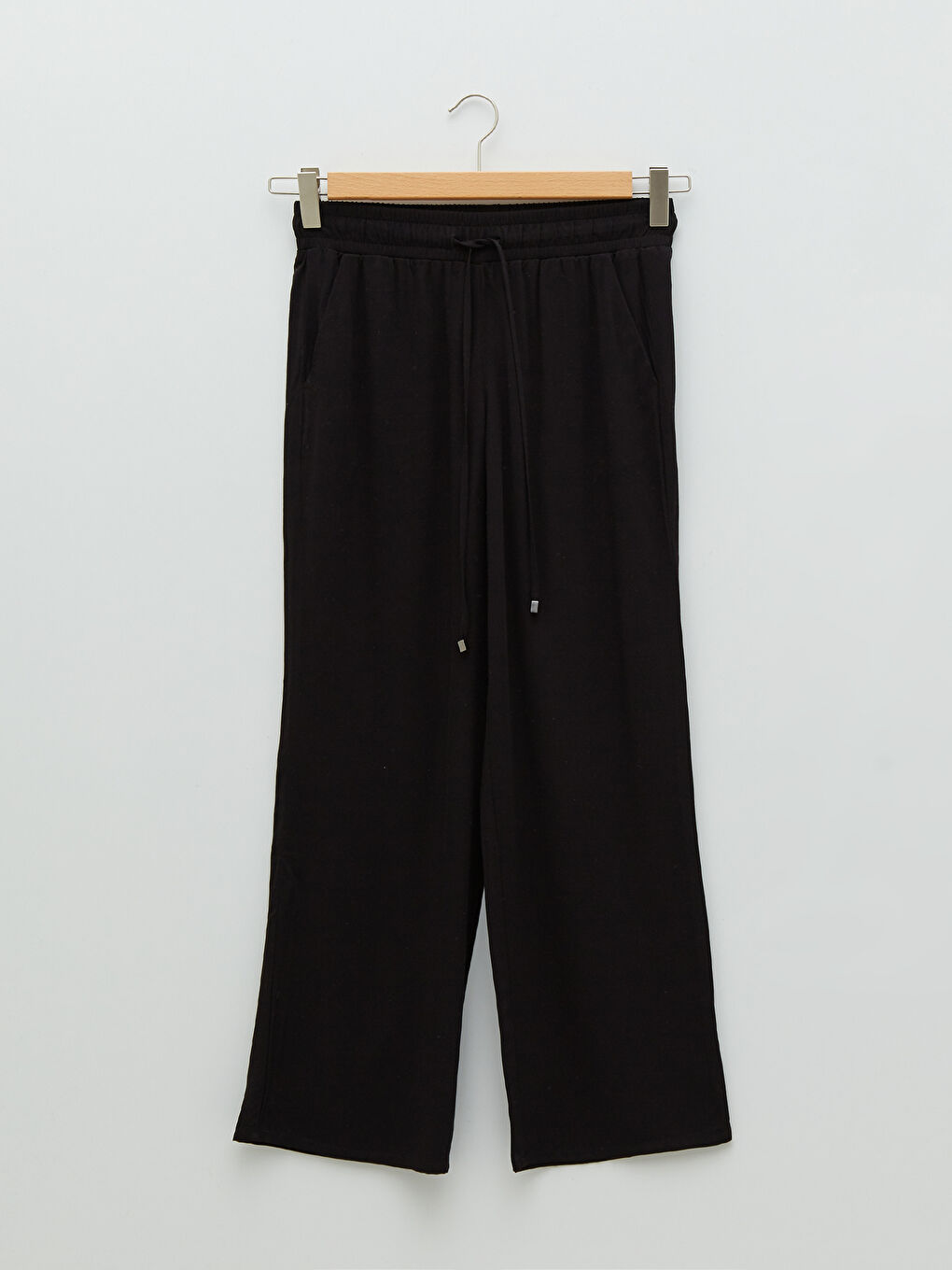 LCWAIKIKI Basic Elastic Waist Comfortable Fit Pocket Detailed Viscose Women's Trousers -S27489Z8-CVL