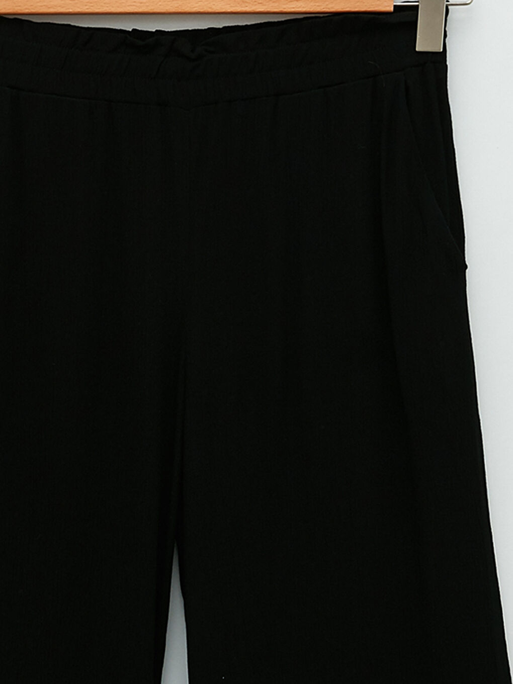 بنطلون للسيدات بخصر مرن وجيوب مستقيمة مصنوع من الفيسكوز-8