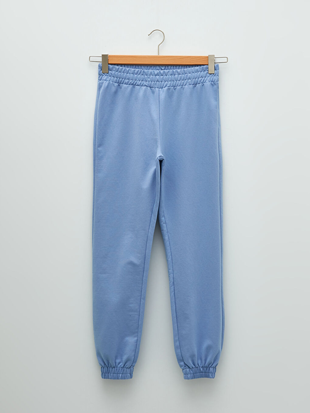 Mavi Kadın Beli Lastikli Düz Jogger Eşofman Altı-4