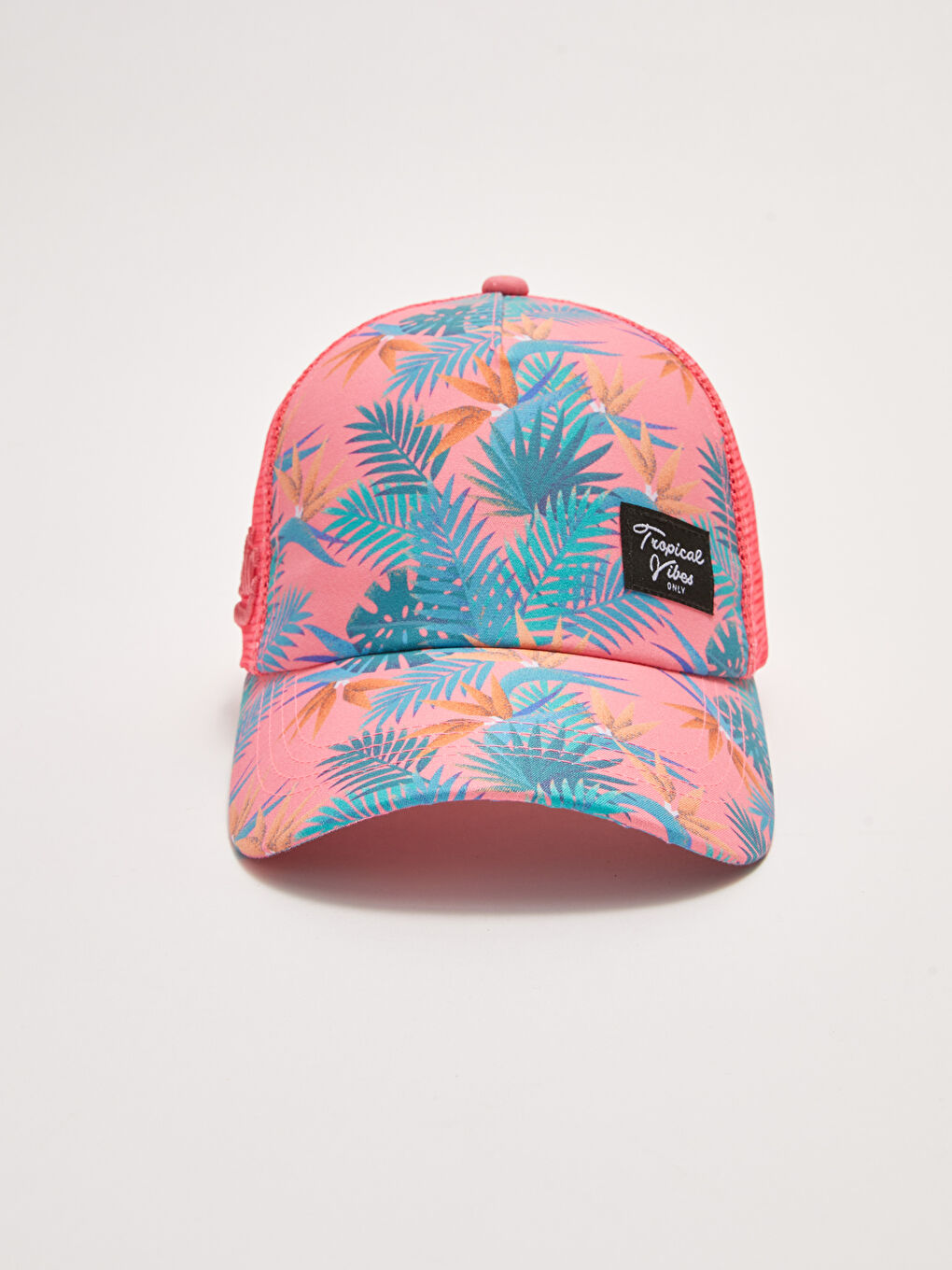 Printed Mesh Detailed Women's Cap Hat-2
