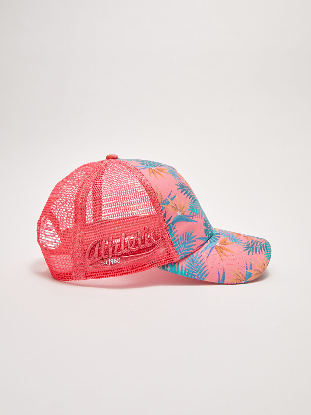 Printed Mesh Detailed Women's Cap Hat-3
