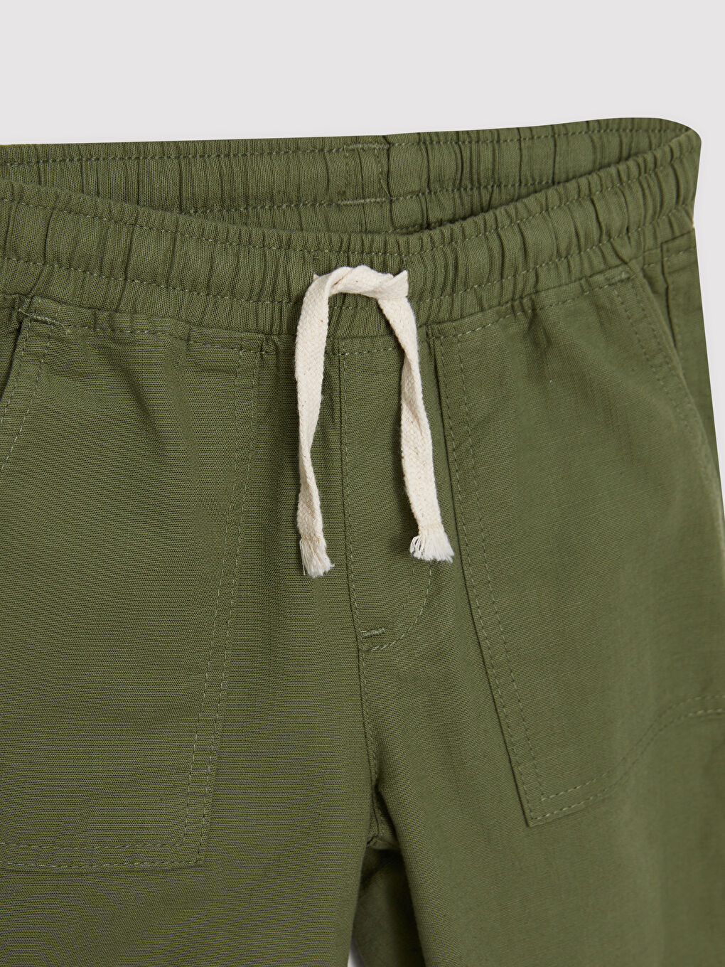 Haki Beli Lastikli Basic Gabardin Erkek Çocuk Roller-1