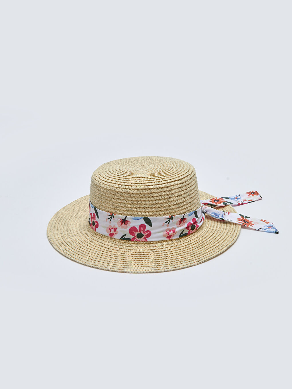 LCW ACCESSORIES Bej Kadın Hasır Fötr Şapka