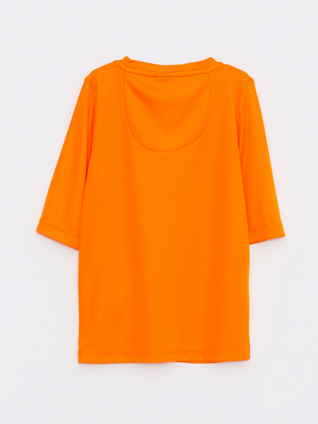 Crew Neck Basic Short Sleeve Boys Swimwear Top -S27572Z4-KY7