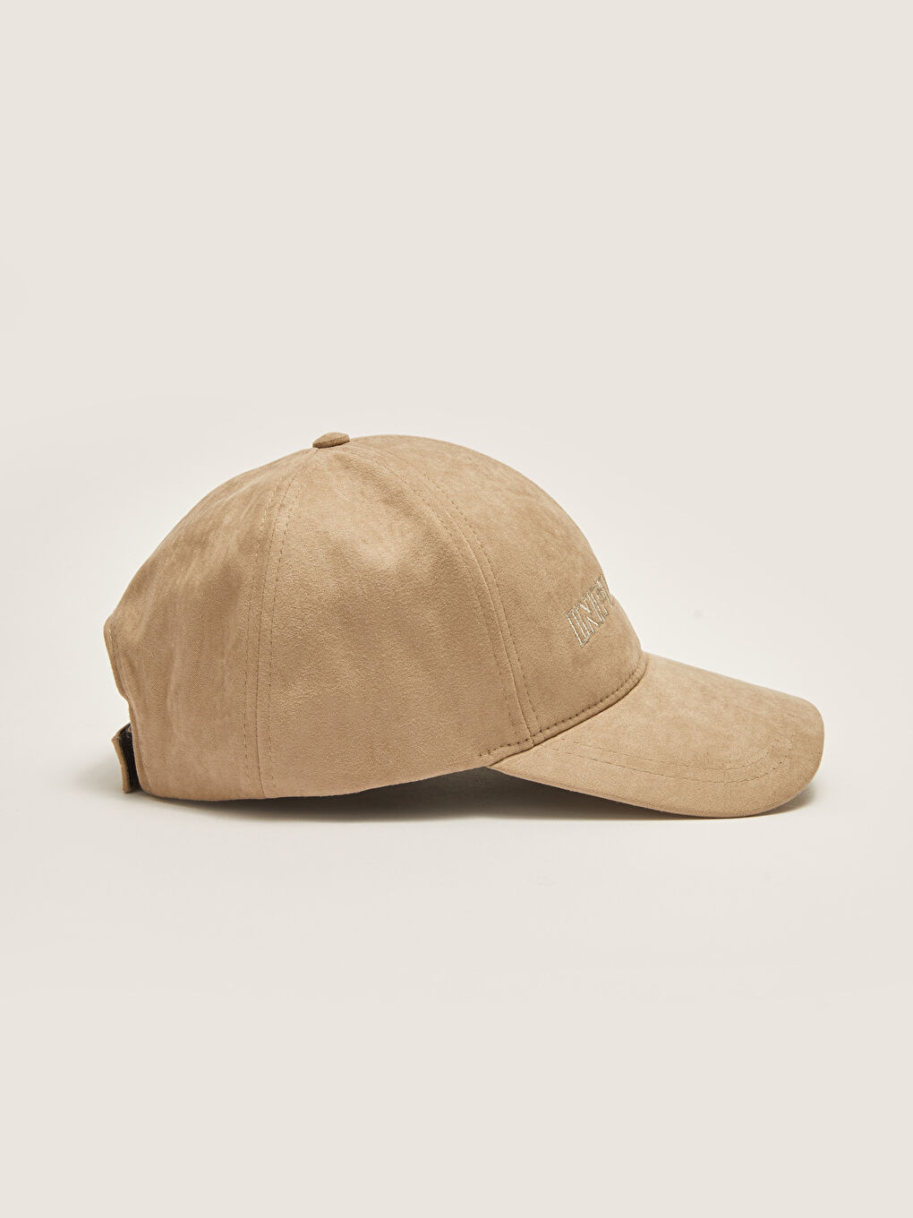 LC Waikiki Men's Suede Cap Hat With Lettering Embroidery -S27591Z8-EHW
