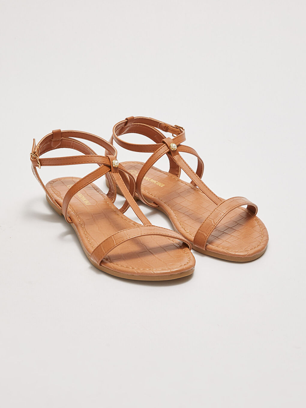 Band Detail Buckled Women's Sandals