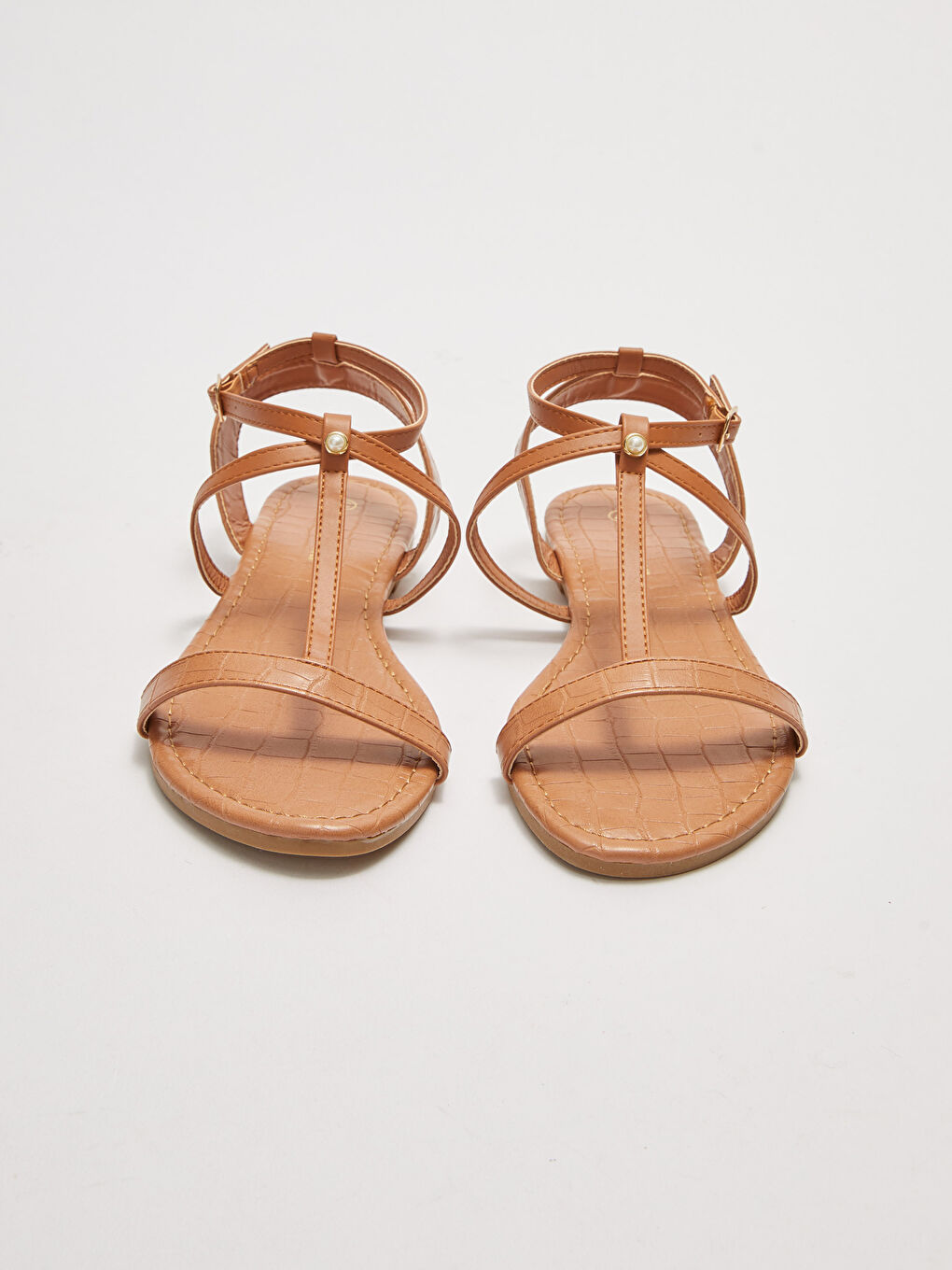 Band Detail Buckled Women's Sandals-2