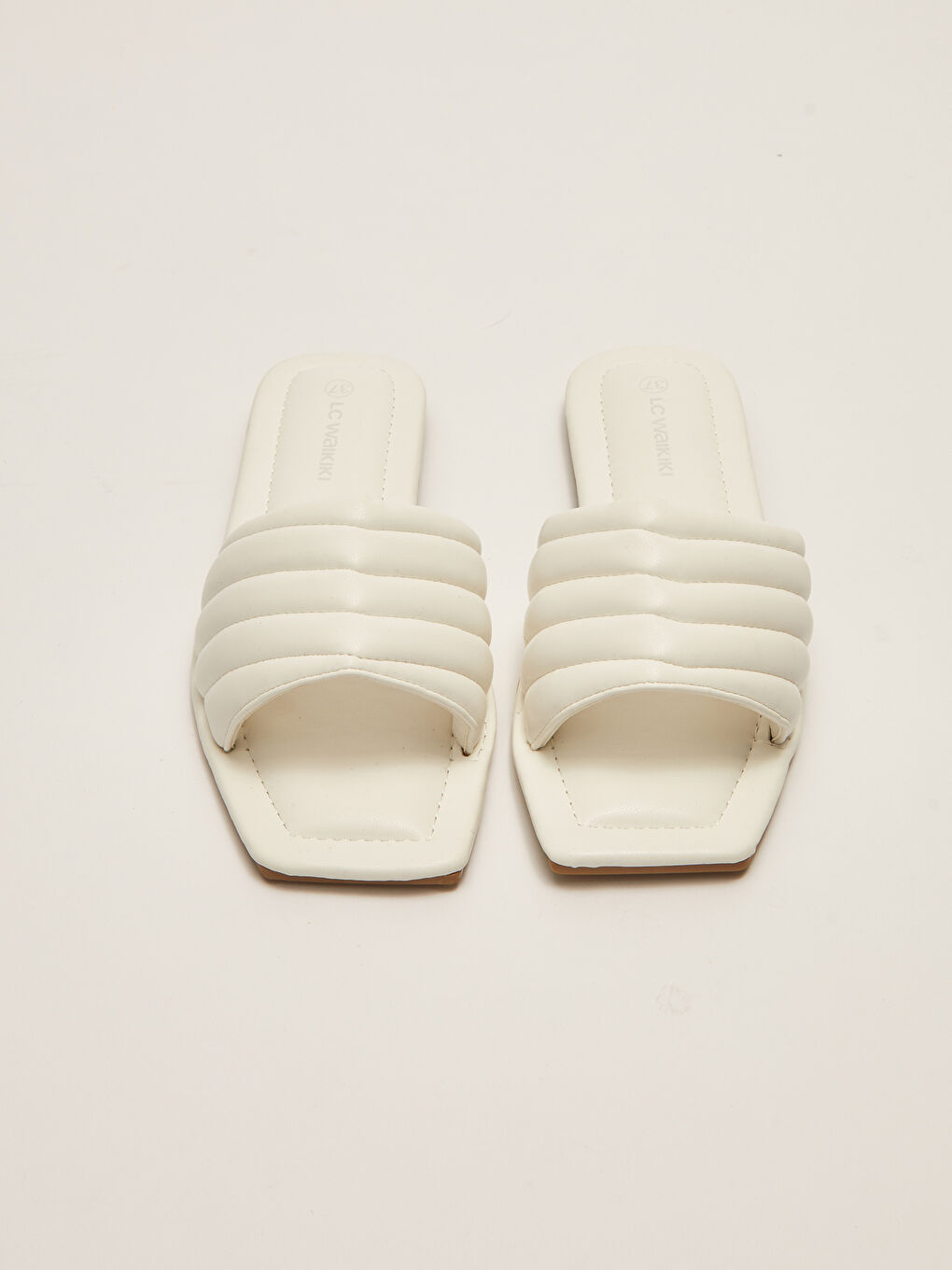 LCW STEPS Leather Look Single Band Women's Slippers -S27600Z8-J5E