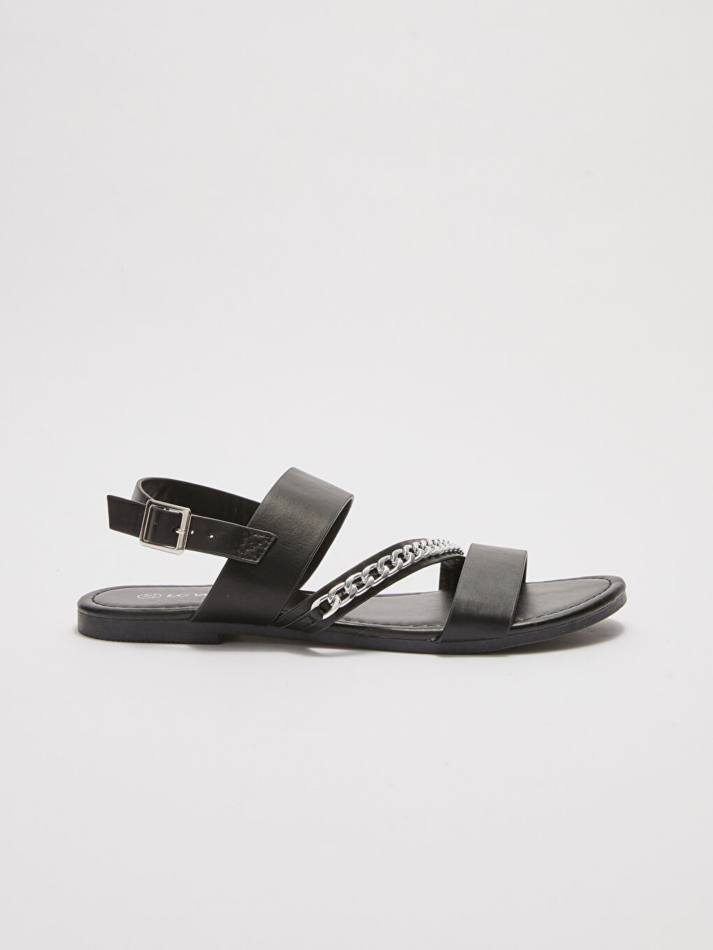 LCW STEPS Sandales pour Femmes en Similicuir avec Détail Chaîne -S27602Z8-HUC