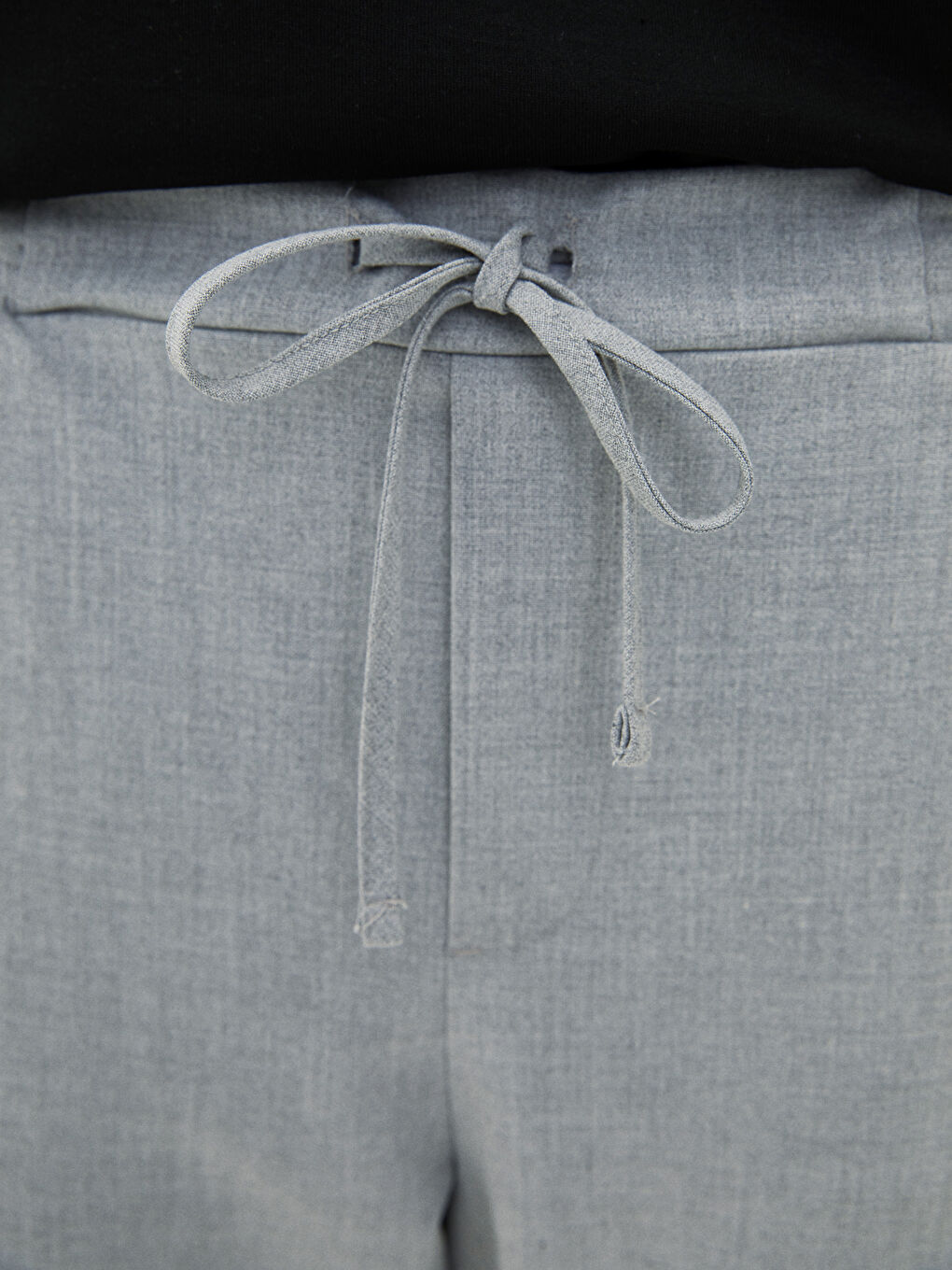LCW Vision Elastični struk Udoban kroj Detalji sa džepovima Ženske pantalone -S27615Z8-S0K