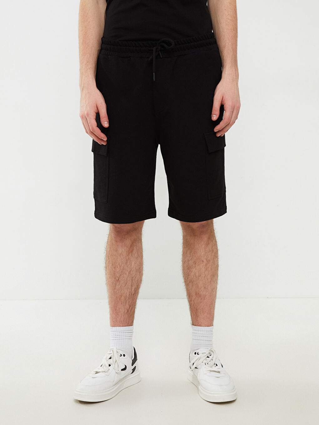 Slim Fit Men's Cargo Shorts-2