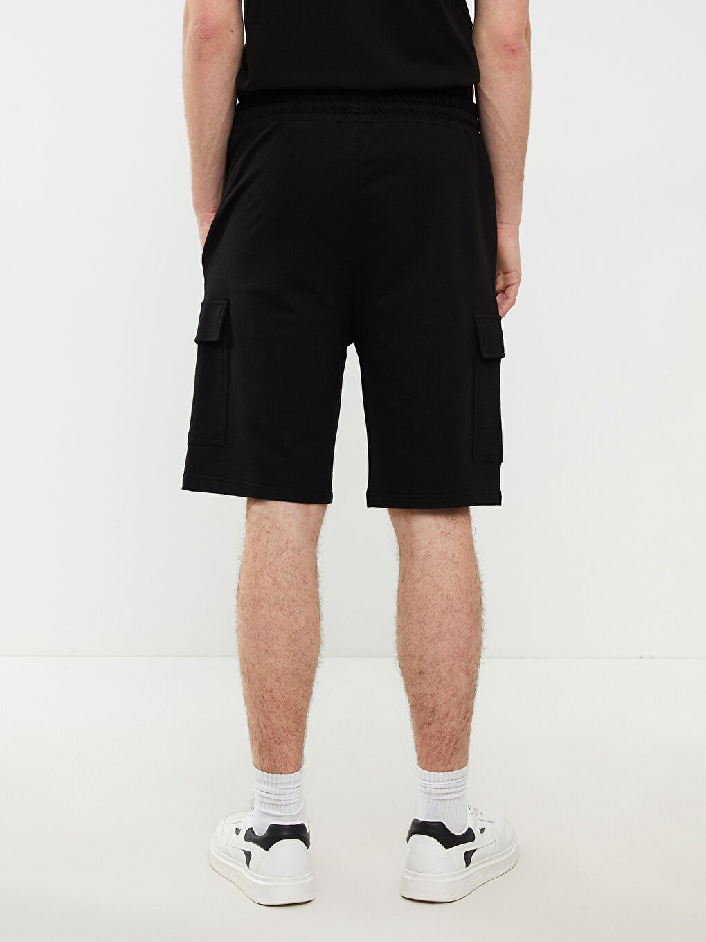 Slim Fit Men's Cargo Shorts-4