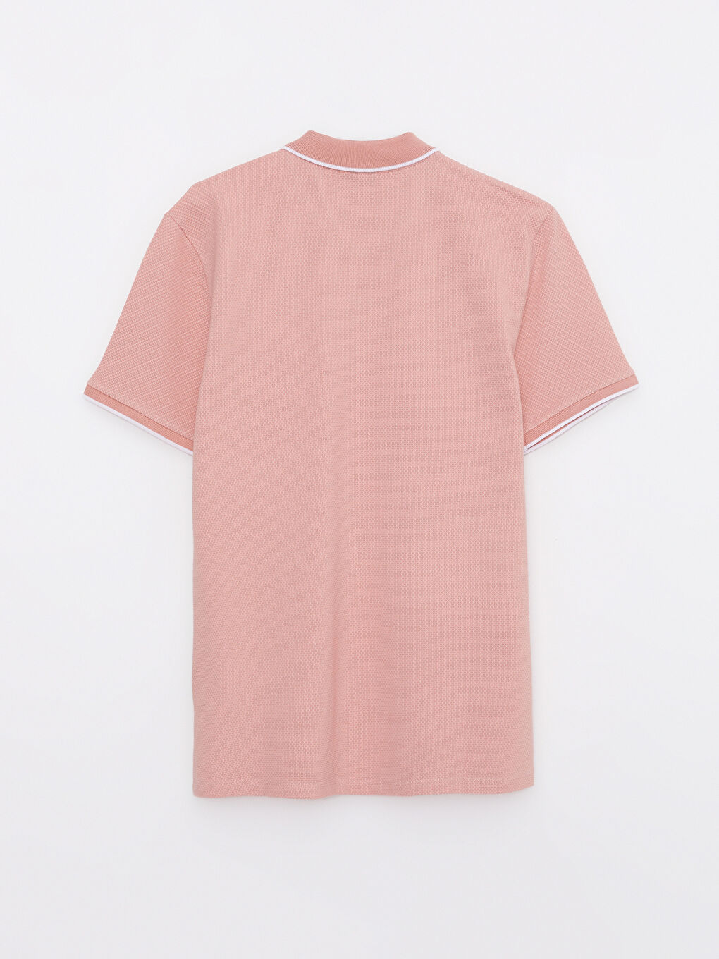 Mercan Polo Yaka Kısa Kollu Basic Erkek Tişört-6