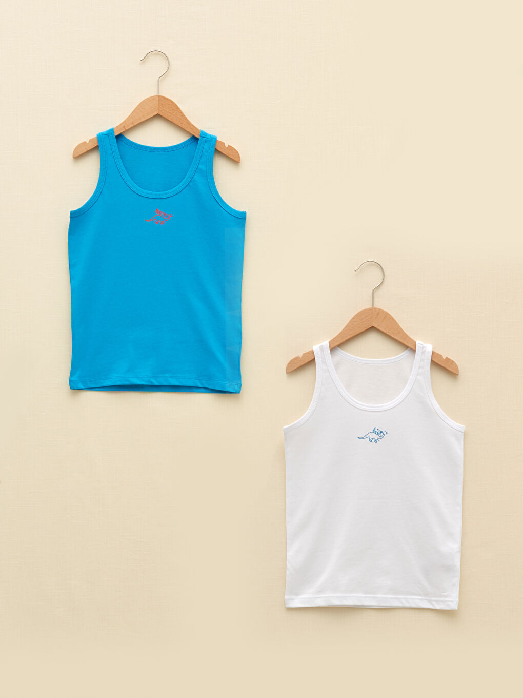 Crew Neck Printed Boy Athlete 2 Pack