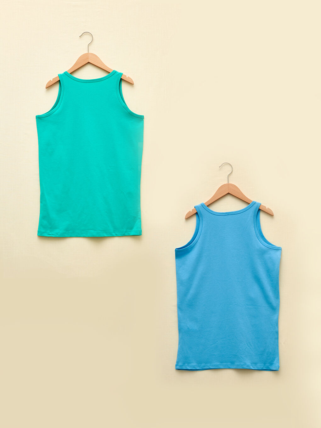 Crew Neck Boys' Vest 2 Pack-1