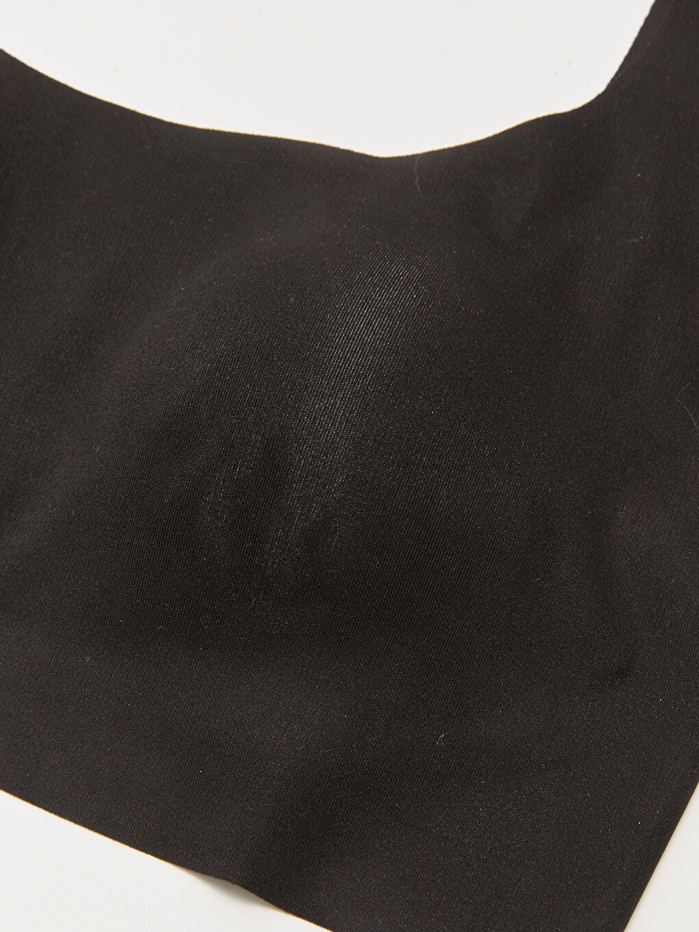 Siyah Balensiz Dolgusuz Düz Sporcu Sütyeni-2