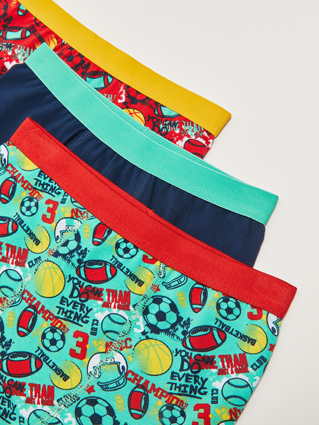 سراويل بوكسر قطن مطبوع للأولاد - عبوة من ٣ قطع-2