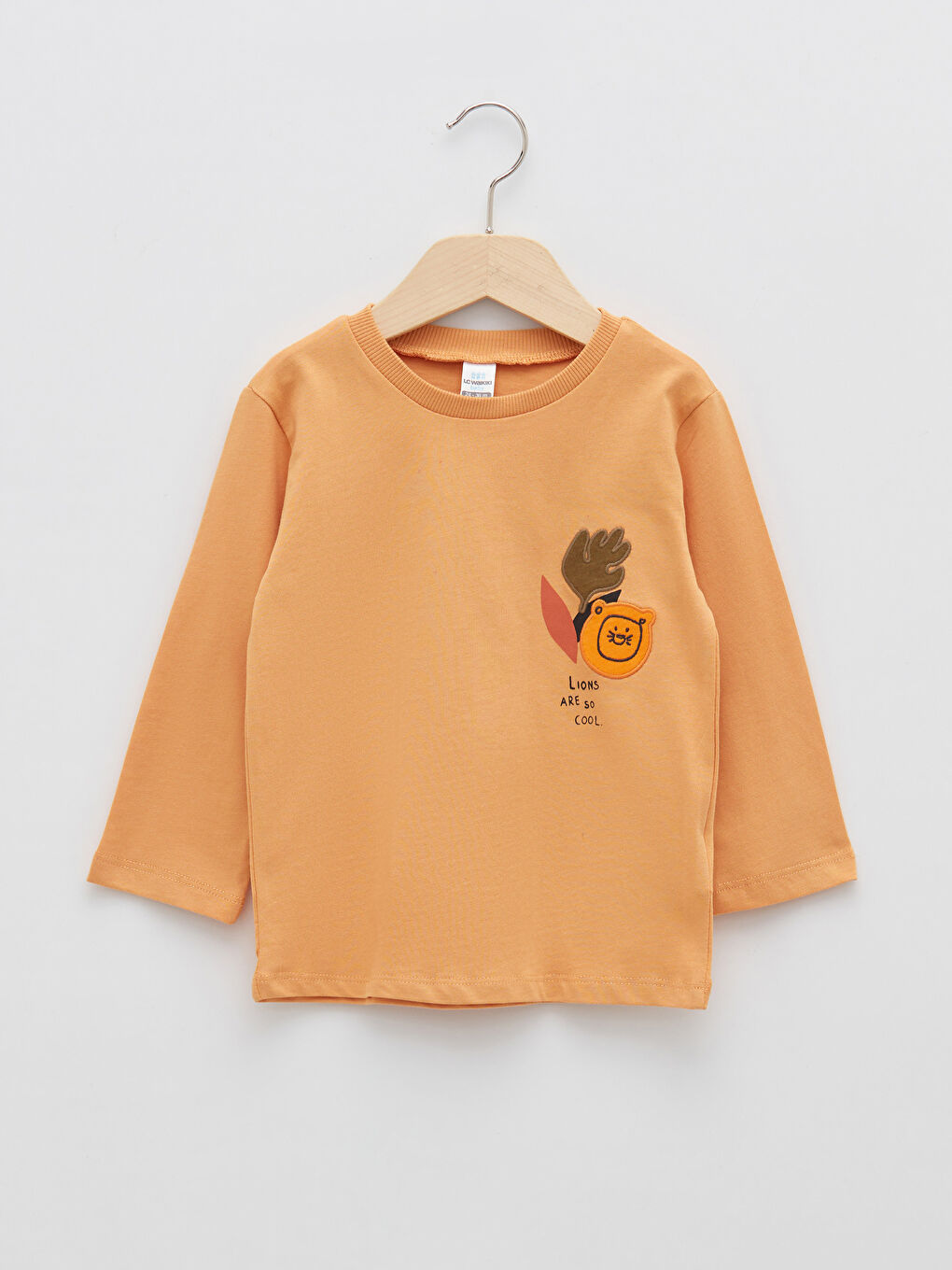 Crew Neck Long Sleeve Printed Baby Boys' T-Shirt -S27813Z1-GLH