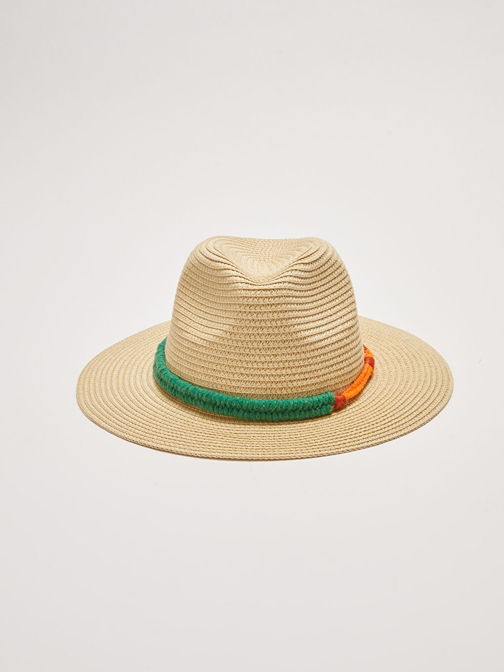 Соломенная Женская Шляпа Федора-4