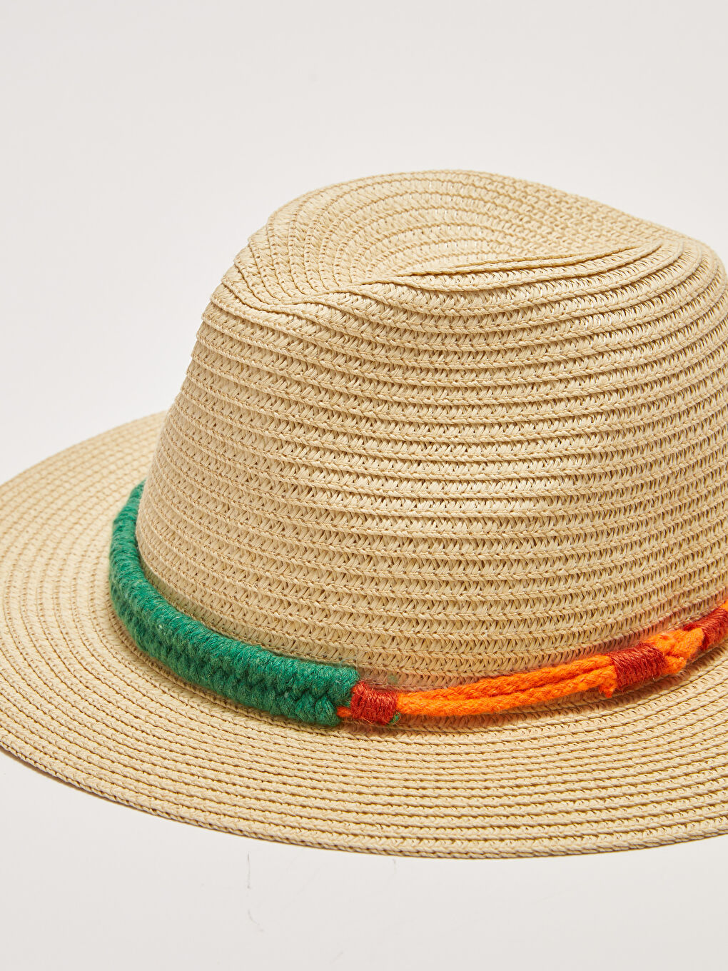 Соломенная Женская Шляпа Федора-6