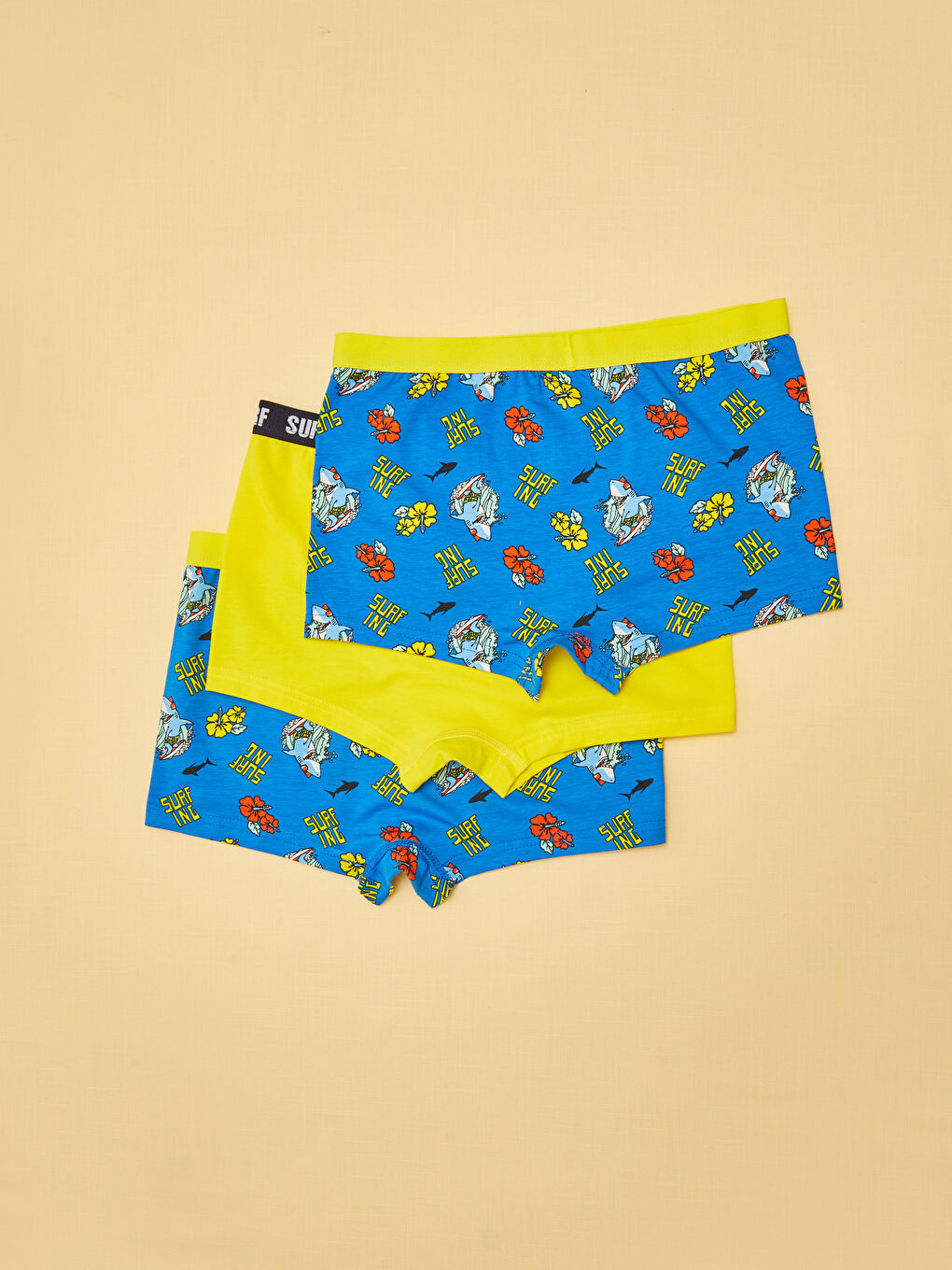 Printed Boys' Boxer Trunks 3-Pack-1